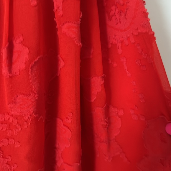 NWT Rebecca Taylor Clip Silk-Blend A-Line Dress Size 0 - Picture 10 of 12